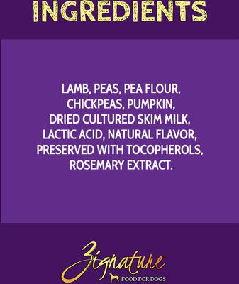 Golosinas de galleta Ziggy Bars para perros Lamb Formula, bolsa de 355 g