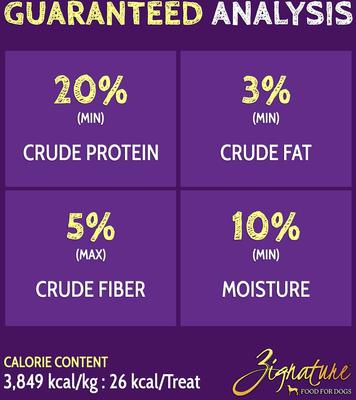 Golosinas de galleta Ziggy Bars para perros Lamb Formula, bolsa de 355 g