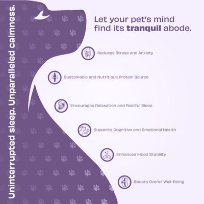 Wild Vigor All Natural Grain-Free Calming Supplement Chews for Dogs, 60 chews canister