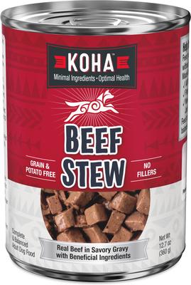 Rabbit Stew High Protein Limited Ingredient Wet Dog Food, 12.7-oz can, case of 12