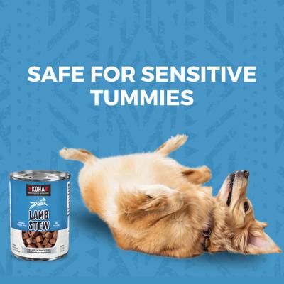 Alimento húmedo para perros Lamb Stew de alto contenido proteico con ingredientes limitados, lata de 12.7 oz, caja de 12