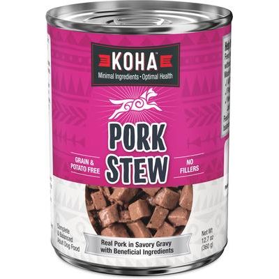 Alimento húmedo para perros Lamb Stew de alto contenido proteico con ingredientes limitados, lata de 12.7 oz, caja de 12