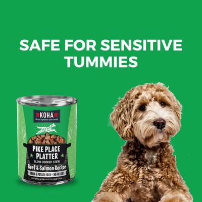 Pike Place Platter Slow Cooked Stew High Protein Wet Dog Food, 12.7-oz can, case of 12