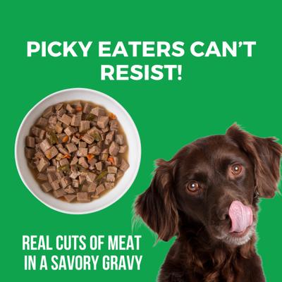 Pike Place Platter Slow Cooked Stew High Protein Wet Dog Food, 12.7-oz can, case of 12