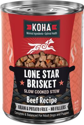 Greek Island Grill Slow Cooked Stew High Protein Wet Dog Food, 12.7-oz can, case of 12