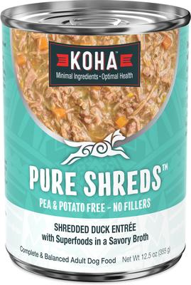 Pure Shreds Chicken Entree High Protein Wet Dog Food, 12.5-oz can, case of 12