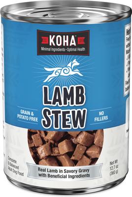 Rabbit Stew High Protein Limited Ingredient Wet Dog Food, 12.7-oz can, case of 12