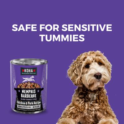 Memphis BBQ Slow Cooked Stew High Protein Wet Dog Food, 12.7-oz can, case of 12