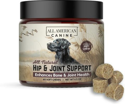 Hip & Joint Support Soft Chews Supplement for Dogs, 60 count