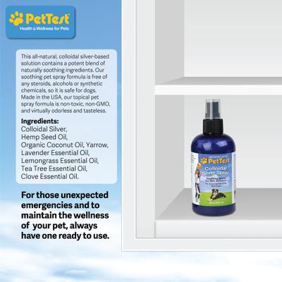 Colloidal Silver Dog Spray Treatment, 8-fl oz bottle