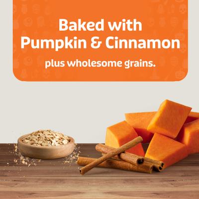 Boo Bars Pumpkin & Cinnamon Recipe Crunchy Halloween Dog Biscuits, 11-oz bag