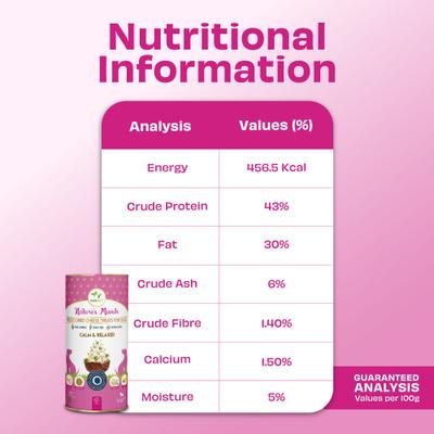 Nature's Munch Freeze-Dried Functional Relax & Calm Cheese Dog Treat, 2.65-oz canister