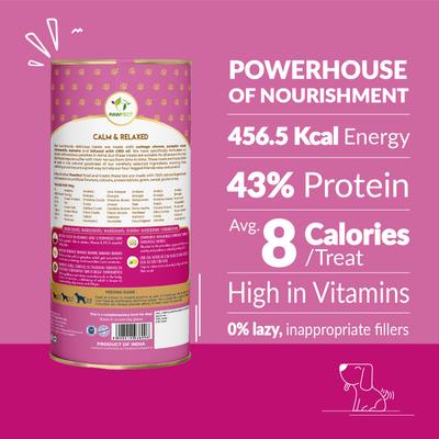 Nature's Munch Freeze-Dried Functional Relax & Calm Cheese Dog Treat, 2.65-oz canister