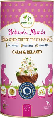 Nature's Munch Freeze-Dried Functional Relax & Calm Cheese Dog Treat, 2.65-oz canister