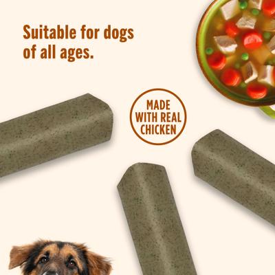 Soup Bones Minis Chews with Real Chicken & Veggies Dog Treats, 6.3-oz pouch (Rachael Ray)