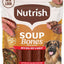 Bundle: Variety Pack - Rachael Ray Nutrish Soup Bones Chicken & Veggies Flavor Dog Treats, Beef & Barley & Turkey & Rice Flavors