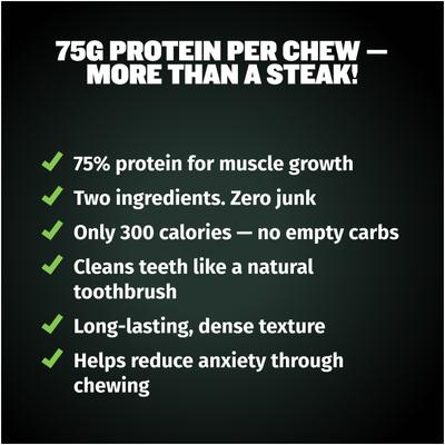 High-Protein Power Dog Chew, 3.5-oz pouch