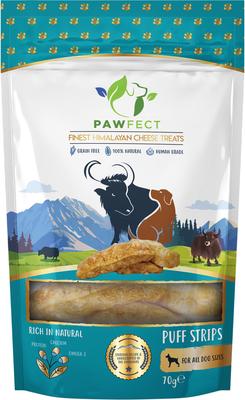 Tiras de hojaldre de queso del Himalaya, premio crujiente de entrenamiento para perros, totalmente natural, sin cereales y con alto contenido proteico, bolsa de 2.47 oz