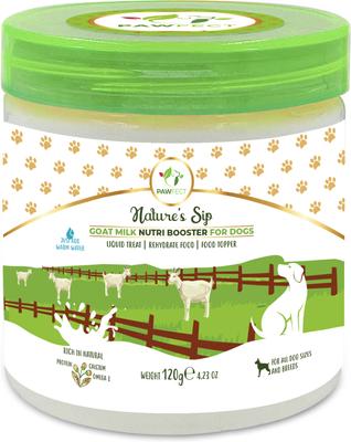 Nature Sip Goat Milk Powder Grain-Free Dog Food Topper & Liquid Treat, 4.23-oz jar