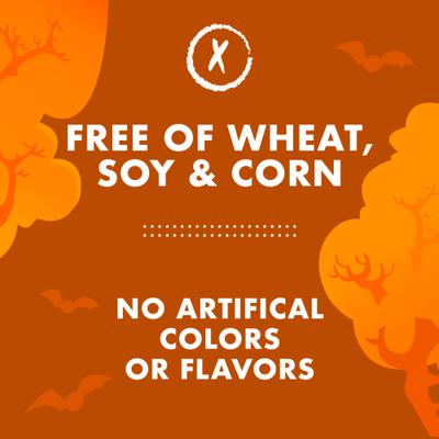 Crunchy Wheat-Free Pumpkin Flavored Halloween Dog Treats, 14-oz box