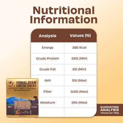 Himalayan Cheese Medium with Turmeric & Ashwagandha Dog Chews, 3 count