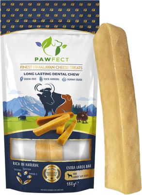 Masticables de queso Himalayan extra grandes, totalmente naturales, ricos en proteínas y sin cereales, para perros, bolsa de 6.34 oz