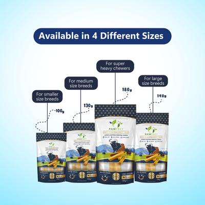 Himalayan Cheese Chews Medium All Natural High-Protein Grain-Free Dental Dog Treats, 2 count