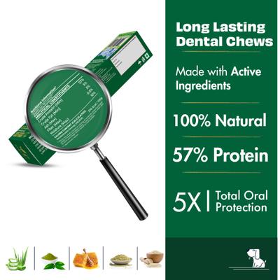 Dentamust Himalayan Cheese Chews - Golosina dental para perros (grande), totalmente natural, alta en proteínas, sin cereales, con aloe vera, extracto de té verde, miel, hinojo y semillas de sésamo, 127 g