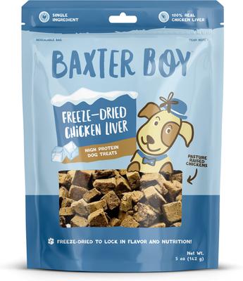 Freeze-Dried Beef Liver Dog Chew Treats, 5-oz bag