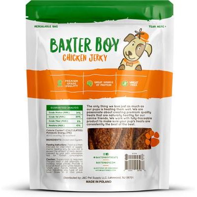 Premios de pollo sin cereales para perros, bolsa de 6 oz