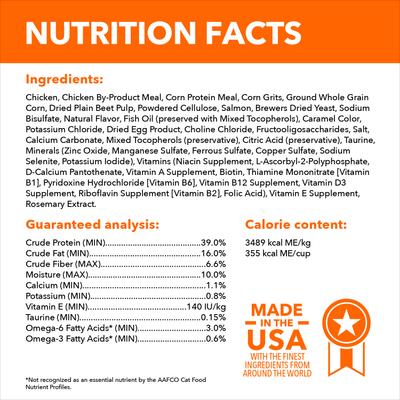 Proactive Health Long Hair Care with Real Chicken & Salmon Adult Dry Cat Food, 3-lb bag