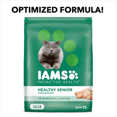 Proactive Health Healthy Senior Chicken Recipe Dry Cat Food, 16-lb bag