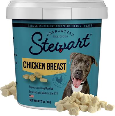 Chicken Breast Single Ingredient Freeze-Dried Dog Treats, 14.8-oz tub