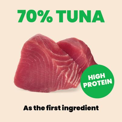 HQS Natural Tuna & Clams in Broth Grain-Free Canned Cat Food, 2.47-oz, case of 24