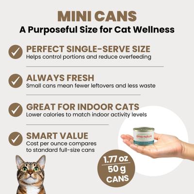 HQS Supportive Formulas Golden Age Flaked Tuna Recipe with Ocean Fish in Gravy Wet Cat Food, 1.77-oz can, case of 6