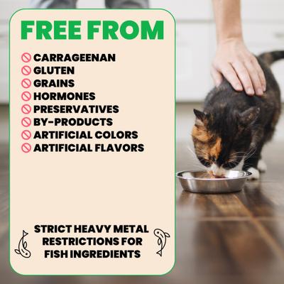 HQS Paté Mackerel & Chicken Recipe in Gravy Grain-Free Pate Wet Canned Cat Food, 2.47-oz can, case of 24