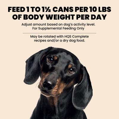 HQS Natural Chicken Fillet Entree in Broth Wet Dog Food, 5.5-oz can, case of 12