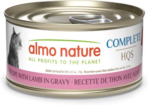 HQS Complete Tuna Recipe with Lamb in Gravy Wet Cat Food, 2.47-oz can, case of 12