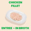HQS Natural Chicken Fillet Entree in Broth Wet Dog Food, 5.5-oz can, case of 12