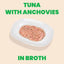 HQS Natural Tuna with Anchovies in Broth Grain-Free Wet Cat Food, 2.47-oz can, case of 24