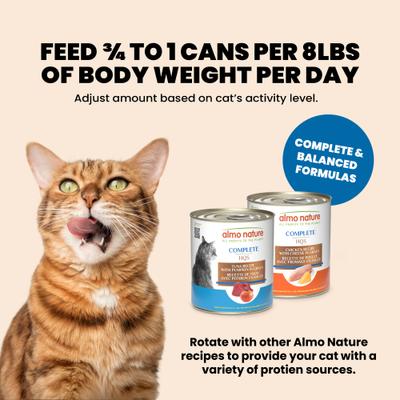 HQS Complete Tuna Recipe with Pumpkin in gravy Cat Wet Food, 9.87-oz can, case of 12