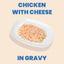 HQS Complete Chicken Recipe with Cheese in Gravy Cat Wet Food, 9.87-oz can, case of 12