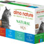 HQS Natural Atlantic Tuna, Mackerel, Chicken & Shrimp, Trout & Tuna Variety Pack Canned Cat Food, 2.47-oz, case of 12
