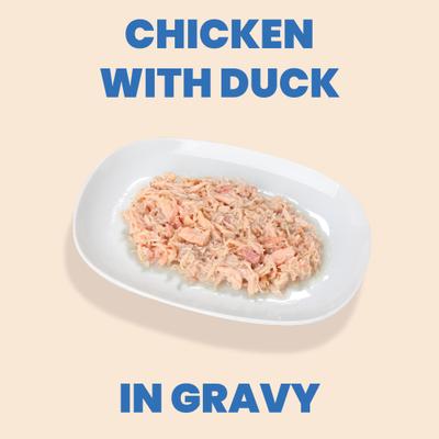 HQS Complete Chicken with Duck Grain-Free Canned Cat Food, 2.47-oz, case of 12