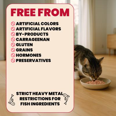 HQS La Cucina Tuna with Sole Grain-Free Cat Food Pouches, 1.94-oz, case of 12