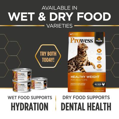 Prowess Healthy Weight Adult Dry Cat Food, 13-lb bag