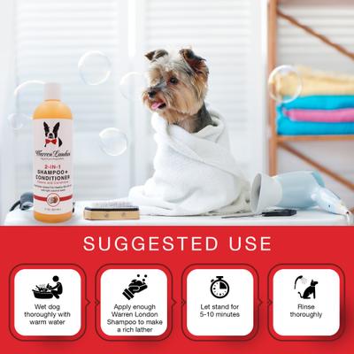 2-in-1 Coconut Scented Dog Shampoo + Conditioner, 1-gal