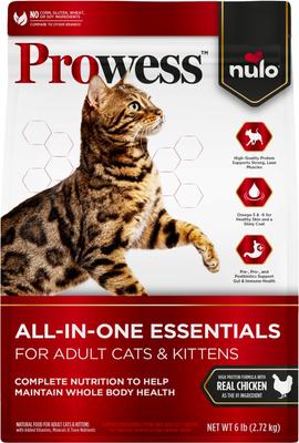 Prowess All-in-One Essentials Adult & Kitten Dry Cat Food, 6-lb bag