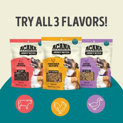 Jerky Bites Poultry Flavor Grain-Free High-Protein Jerky Dog Treats, 6-oz bag