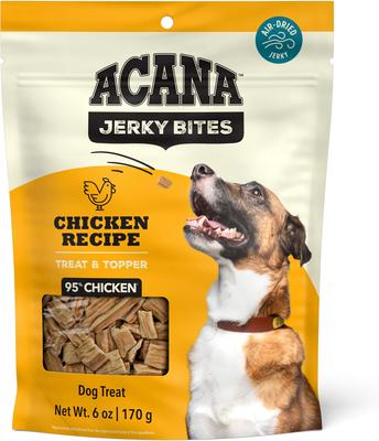 Jerky Bites Poultry Flavor Grain-Free High-Protein Jerky Dog Treats, 6-oz bag